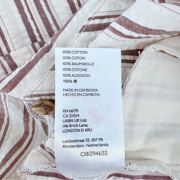 Urban Outfitters Zoey Workwear Striped Romper - Picture 8 of 16